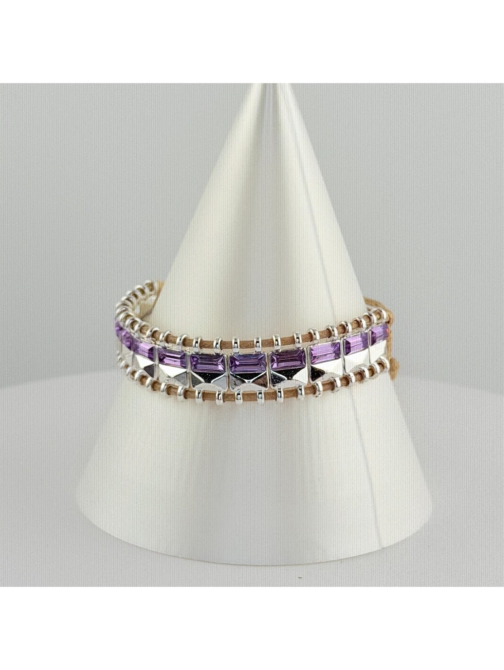 Bomb Party Single Stack Bracelet - on Silver Plating #163